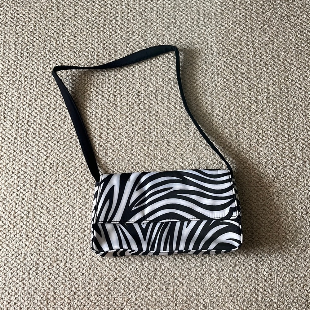 Zebra print purse